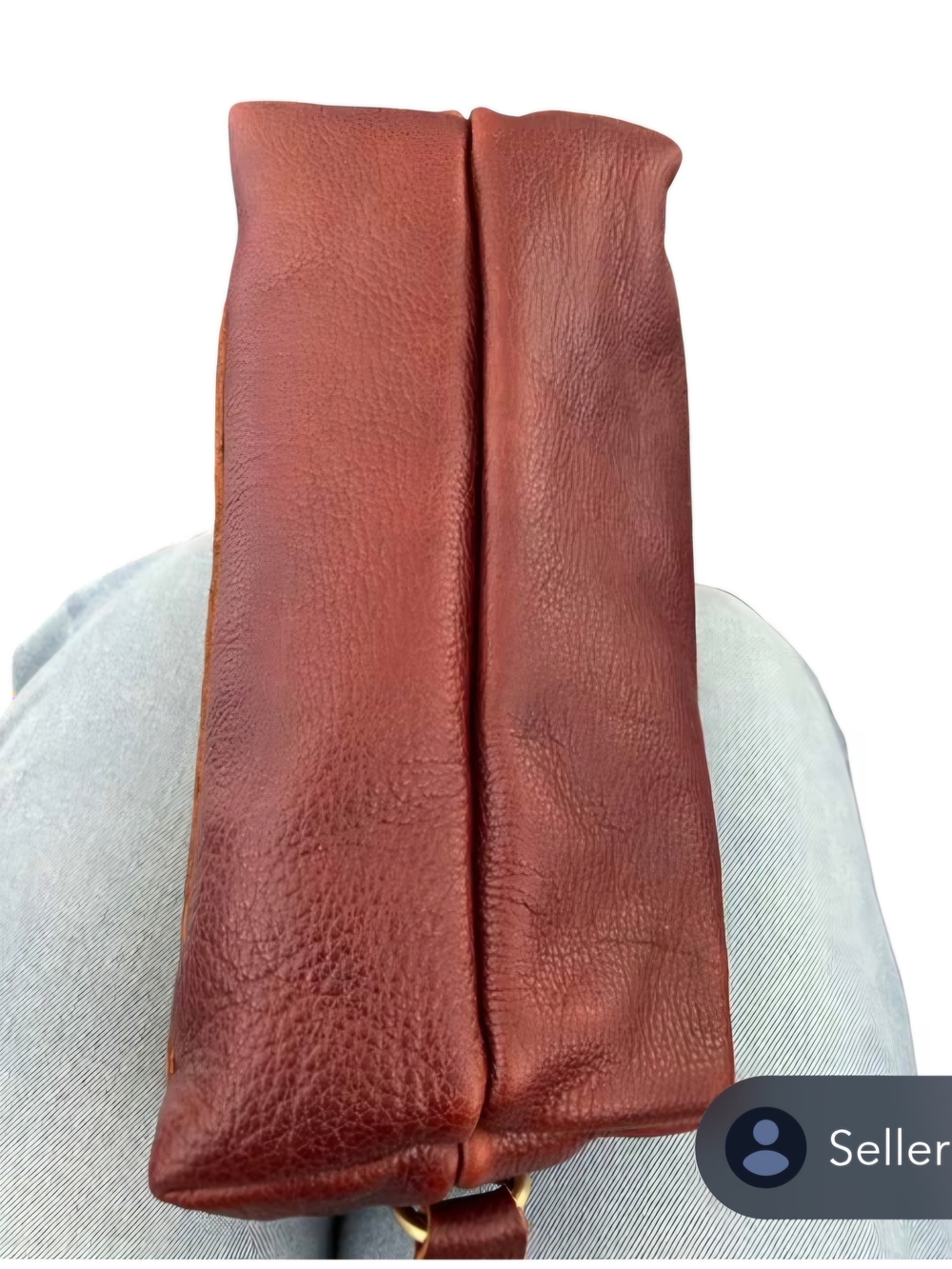 Portland Leather Goods Large Tote Backpack in Nutmeg - Picture 4 of 5